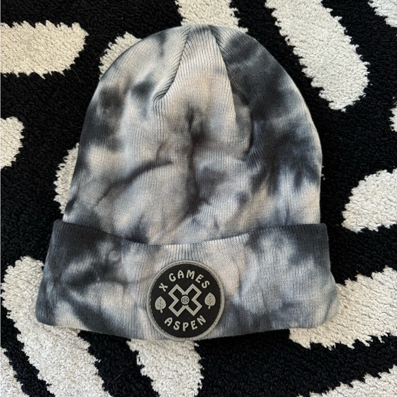 X Games Aspen Beanie; Blue Tie Dye - Picture 1 of 1